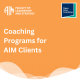 AIM clients coaching programs