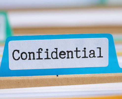 maintaining confidentiality