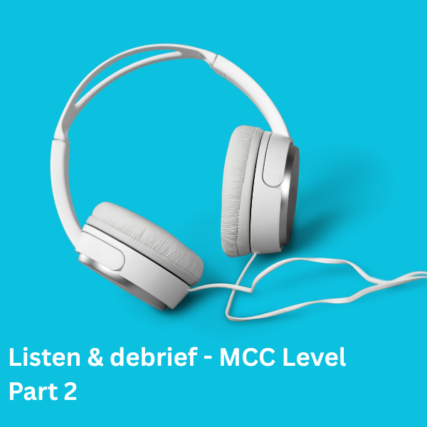 MCC coaching part 2